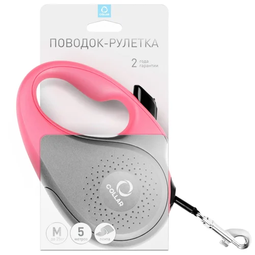 Повідець-рулетка CoLLaR для собак M 25кг 5м