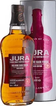 Віскі Jura Red Wine Cask Finish 0.7л 40% в подарочній коробці