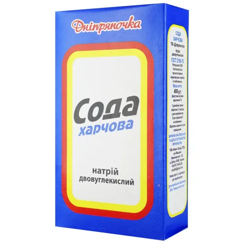 Сода Дніпрянка харчова 400г