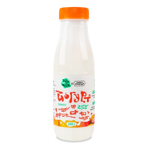 Йогурт Манго 2.5% Villa Milk п/пл, 300г