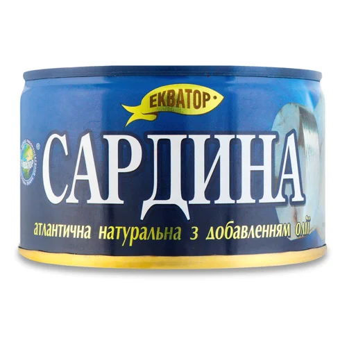 Сардина Екватор атлантична НДО №5,230г