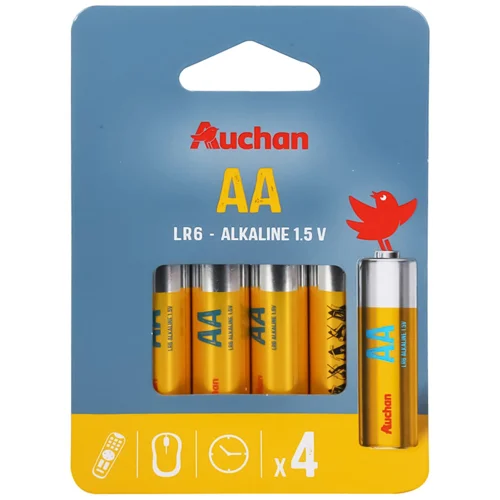 Батарейки Auchan Standart АА 4шт