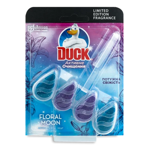 Очищувач Унітазу Підвісний Floral Moon Активне Очищення Duck 38.6 г