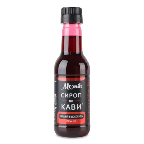 Сироп До Кави Ароматизований Вишня В Шоколаді Monik П/пл, 200мл