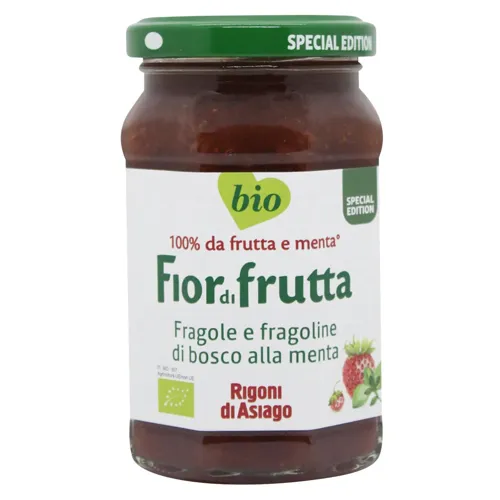 Джем Fiordifrutta Полуниця, лісові ягоди з м’ятою органічний 250г