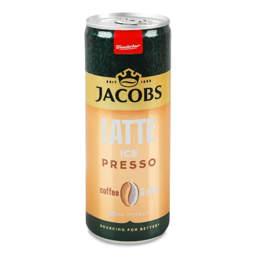 Молочний Напій З Кавою 0.7% Залізна Банка 250мл Лате IcePresso Jacobs
