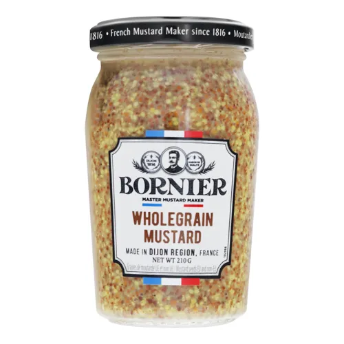 Гірчиця французька Wholegrain Bornier с/б 210г