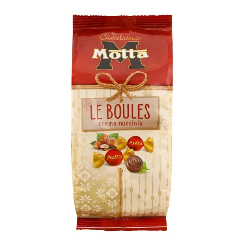 Цукерки шоколадні з горіховою начинкою Le Boules Motta м/у 85г