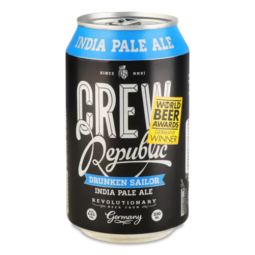 Пиво Crew Republic Drunken Sailor IPA світле нефільтроване з/б