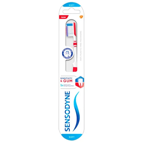 Зубна щітка Sensodyne чутливість зубів та захист ясен в асортименті