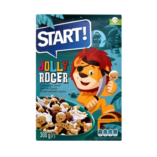 Сніданки сухі Веселий Роджер Start! картонна упаковка 300г