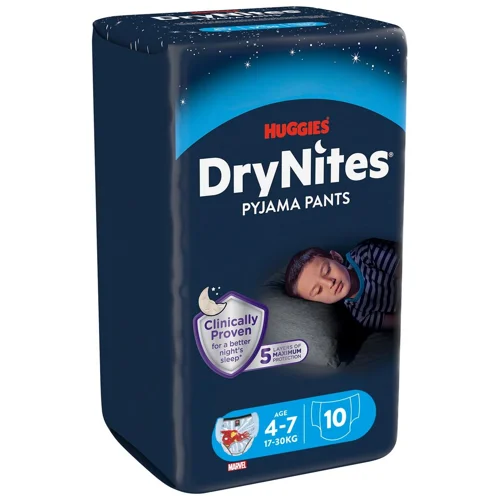Підгузки-трусики Huggies DryNites для хлопчиків 4-7років 10шт
