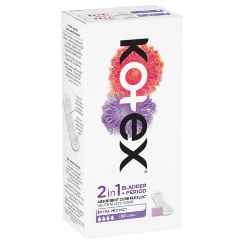 Прокладки щоденні Kotex 2in1 22шт