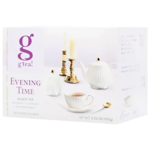 Чай G`tea! Evening Time чорний дріб аромат бергамот 50*2г/уп
