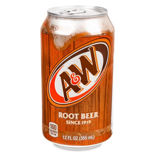 Напій A&W Root Beer газований з/б 0,355л