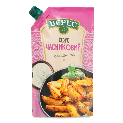 Соус Майонезний Часниковий Вищого Ґатунку, 200г