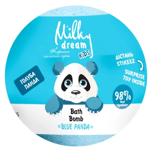 Бомба Milky Dream Kids Голубая панда для ванн 100г