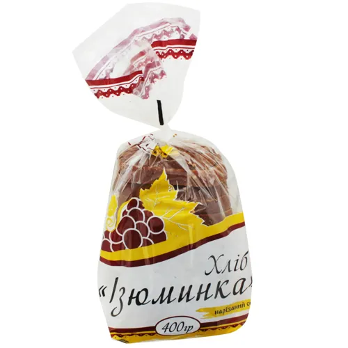 Хліб нарізаний Ізюминка Поліссяхліб м/у 400г