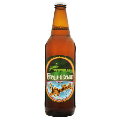 Пиво 0.5л 4.2% світле непастеризоване Жигулівське Бердичівське