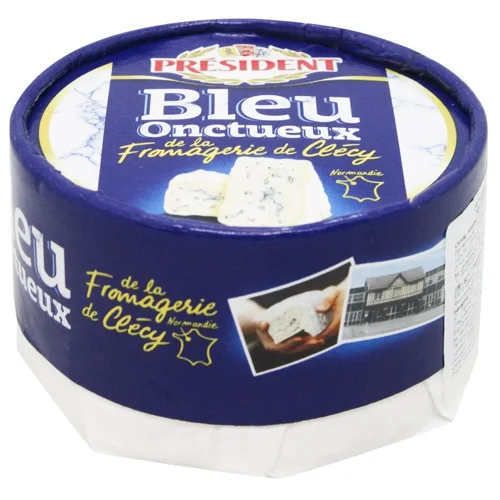 Сир 55% Bleu Onctueux з блакитною пліснявою President 200г