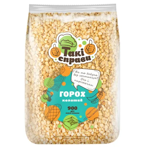 Крупа Горох Такі Справи колотий 900г