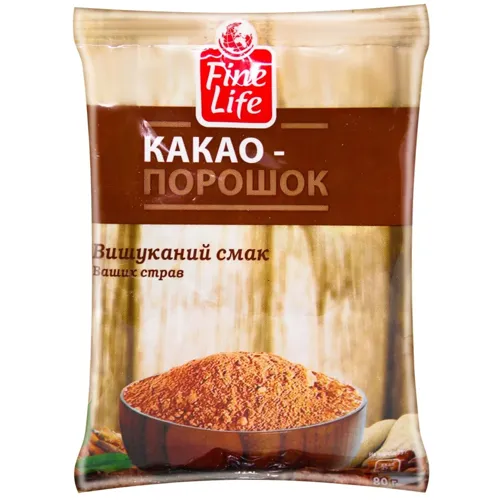 Какао - порошок Fine Life 80г