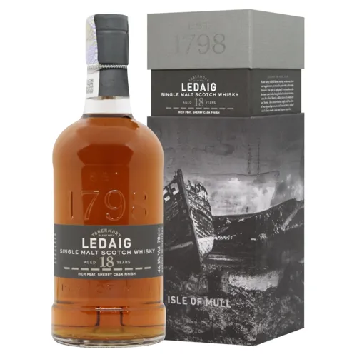 Віскі Ledaig 18 років у коробці 46,3% 0,7л