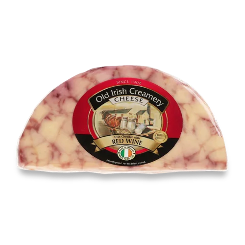 Сир Чеддер З Червоним Вином Old Irish Creamery, 55.8% кг