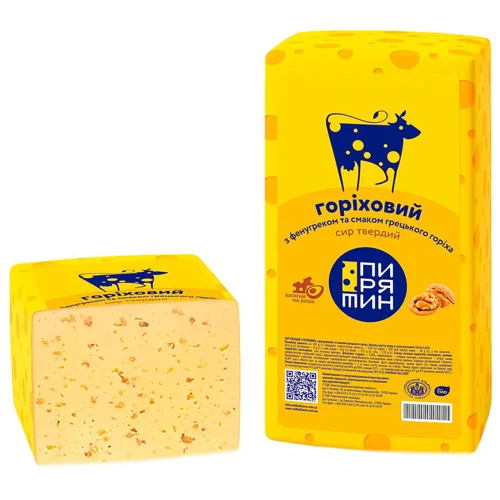 Сир Пирятин Горіховий брус 50%