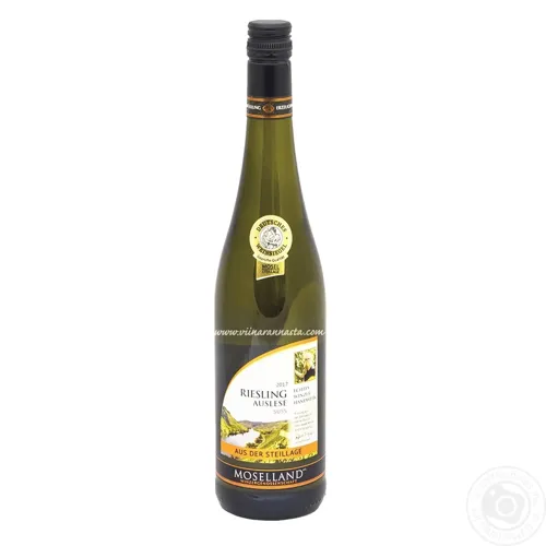 Вино Moselland Riesling Auslese біле сухе 11,5% 0,75л