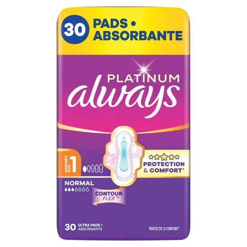 Прокладки гігієнічні Always Platinum Normal розмір 1 30шт