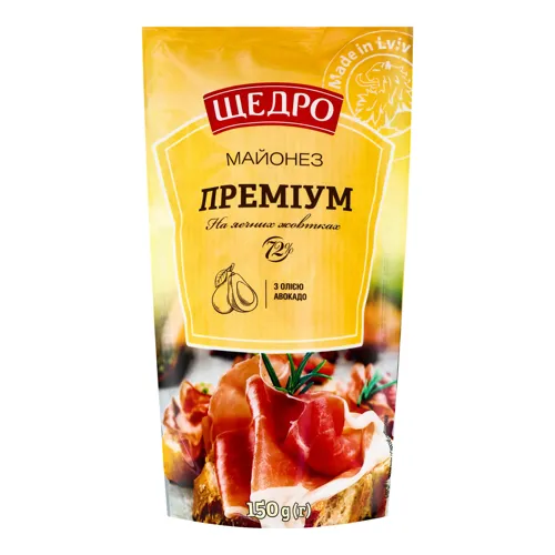 Майонез 72% Преміум Щедро д/п 150г