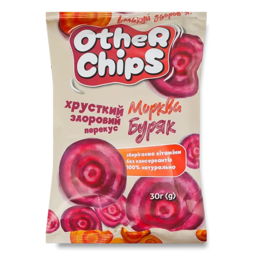 Чипси З Буряка Та Моркви Натуральна Оболонка 30г