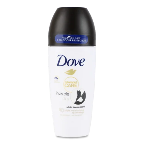 Антиперспірант Кульковий Invisible Dry Advanced Care Dove 50мл