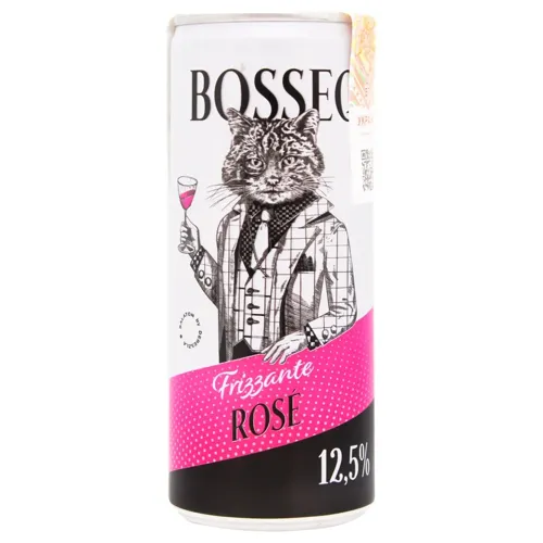 Вино ігристе Bosseq Rose рожеве сухе 12,5% 0,25л