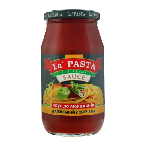 Соус La Pasta Італійський з овочами до макаронів