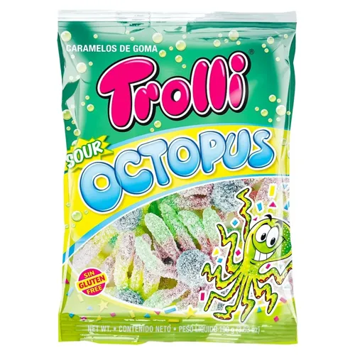 Цукерки Trolli Кислий восьминіг жувальні 100г