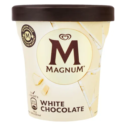 Морозиво White Chocolate Magnum ст 297г