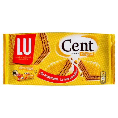 Вафлі LU Cent з начинкою з какао