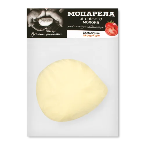Сир Моцарела Зі Свіжого Молока м/у, 0.21 кг