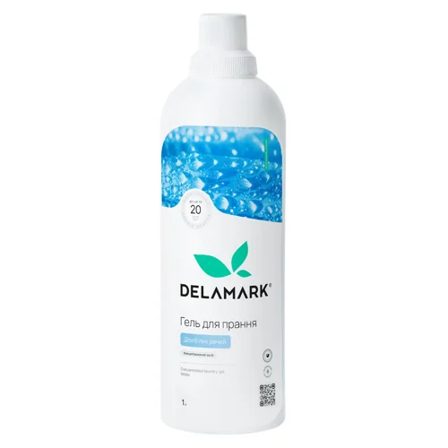 Гель для прання DeLaMark Royal Powder White 1л