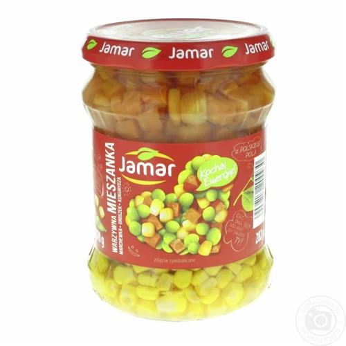 Мікс овочевий Jamar горох кукурудза морква 470г