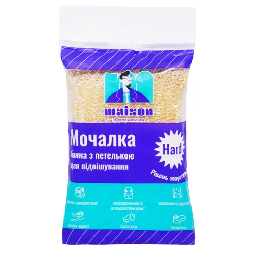Мочалка Maison Бриз банна жорстка