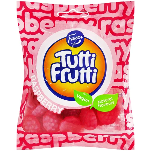 Цукерки Fazer Tutti Frutti Малина жувальні 90г