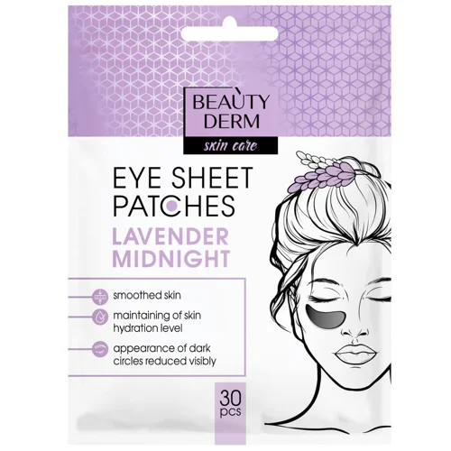 Патчі тканинні Beauty Derm для зони під очима Lavender Midnight 30шт