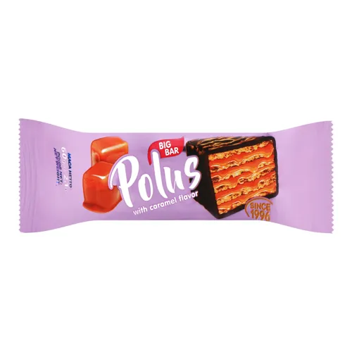 Торт вафельний глазурований з ароматом карамелі Polus м/у 60г