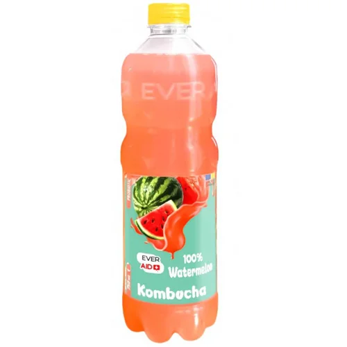 Напій Ever Aid Комбуча 100% Watermelon слабогазований 0,75л