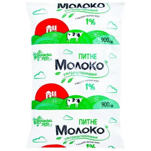 Молоко Українська Зірка 1%, 900г