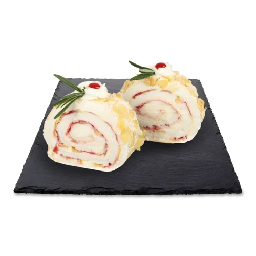 Меренговий Рулет З Клубникою, 1шт