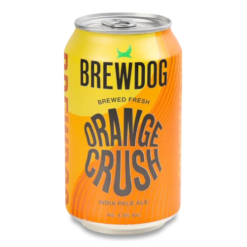Пиво BrewDog Orange Crush світле фільтроване з/б